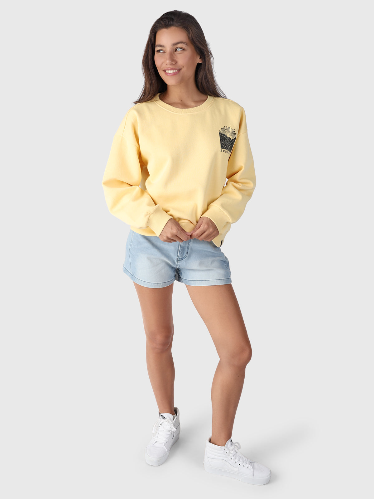 Loreta-R Damen Sweatshirt | Gelb