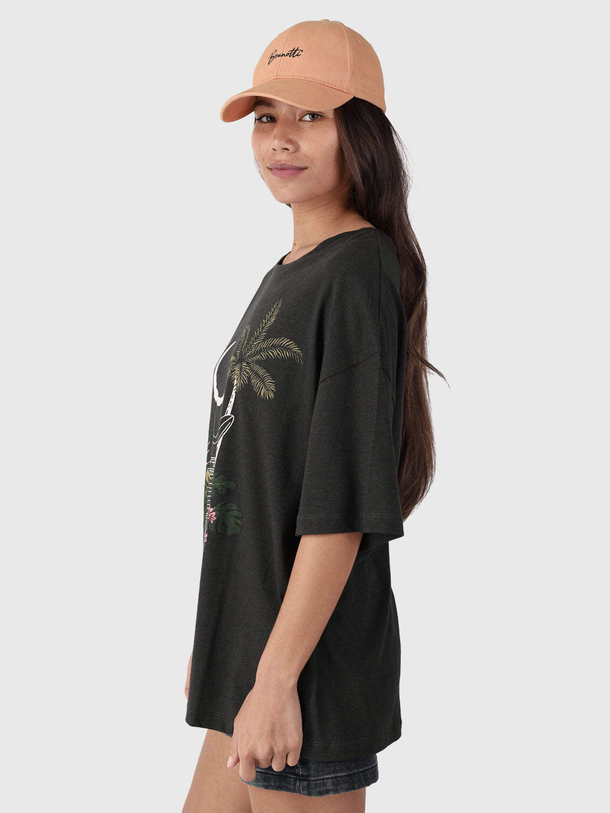Bobbi-R Dames T-shirt | Zwart