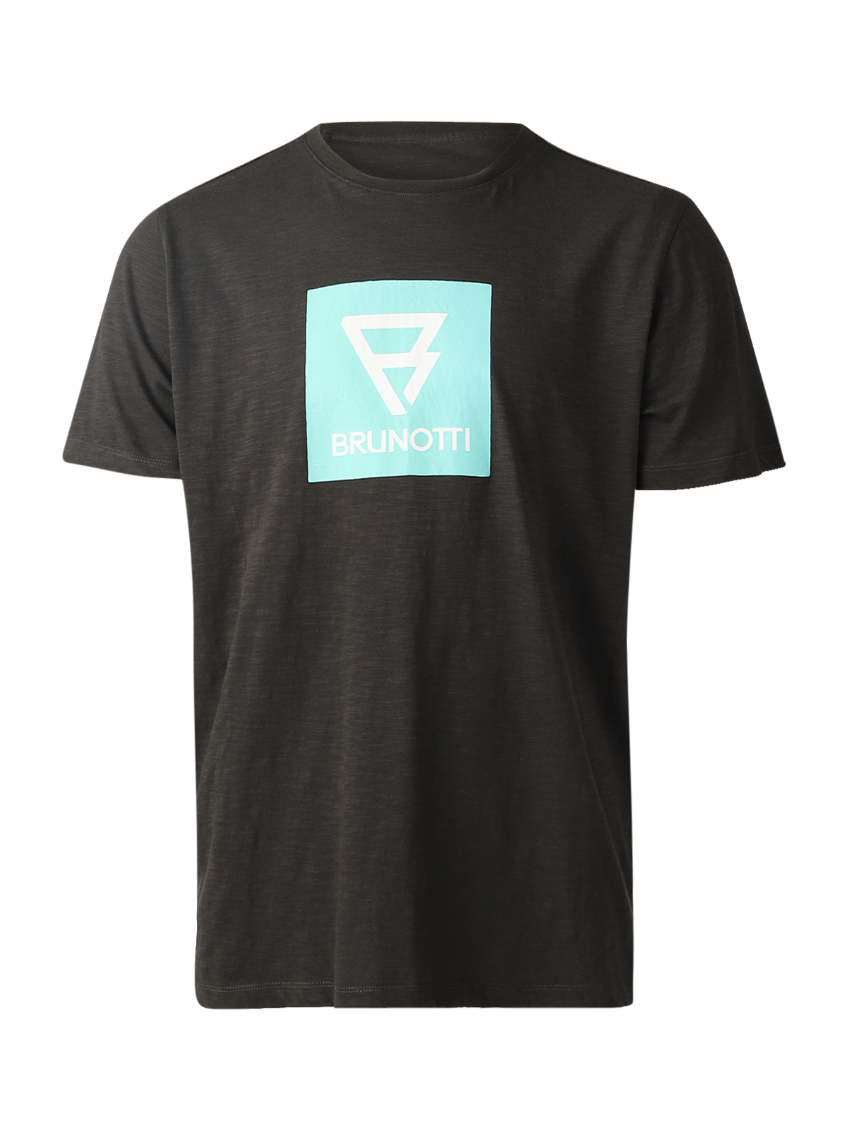 John-Logo-Slub Herren T-shirt | Schwarz