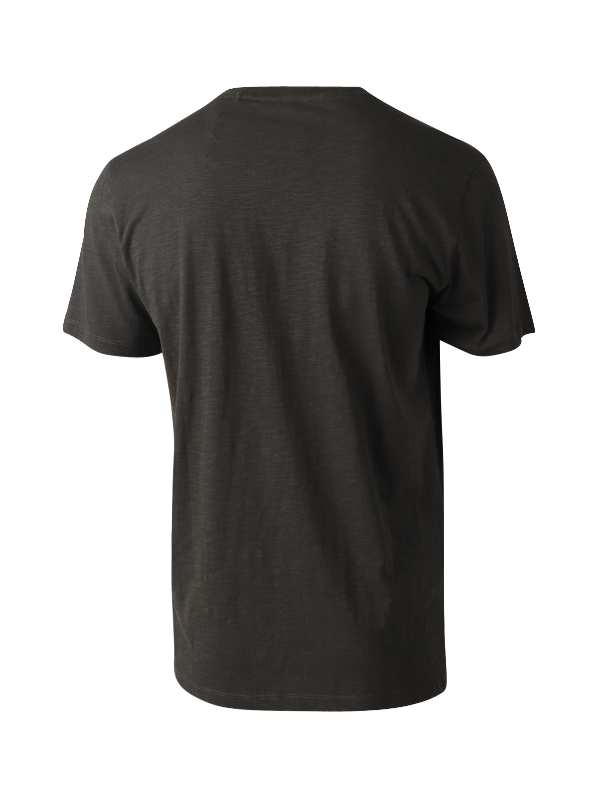 John-Logo-Slub Herren T-shirt | Schwarz