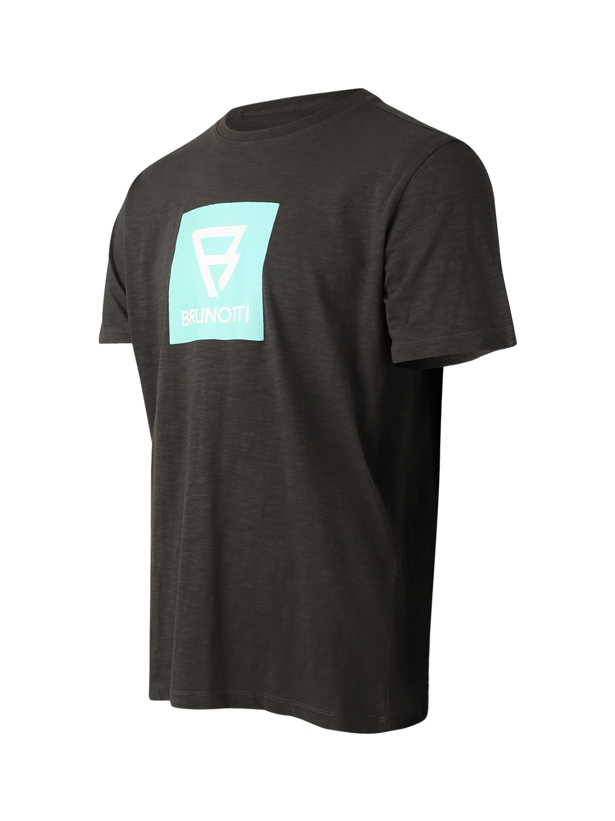 John-Logo-Slub Herren T-shirt | Schwarz