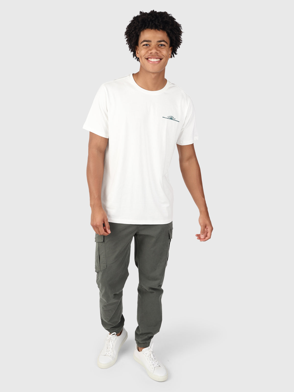 Sun-Logo Heren T-shirt | Off-White