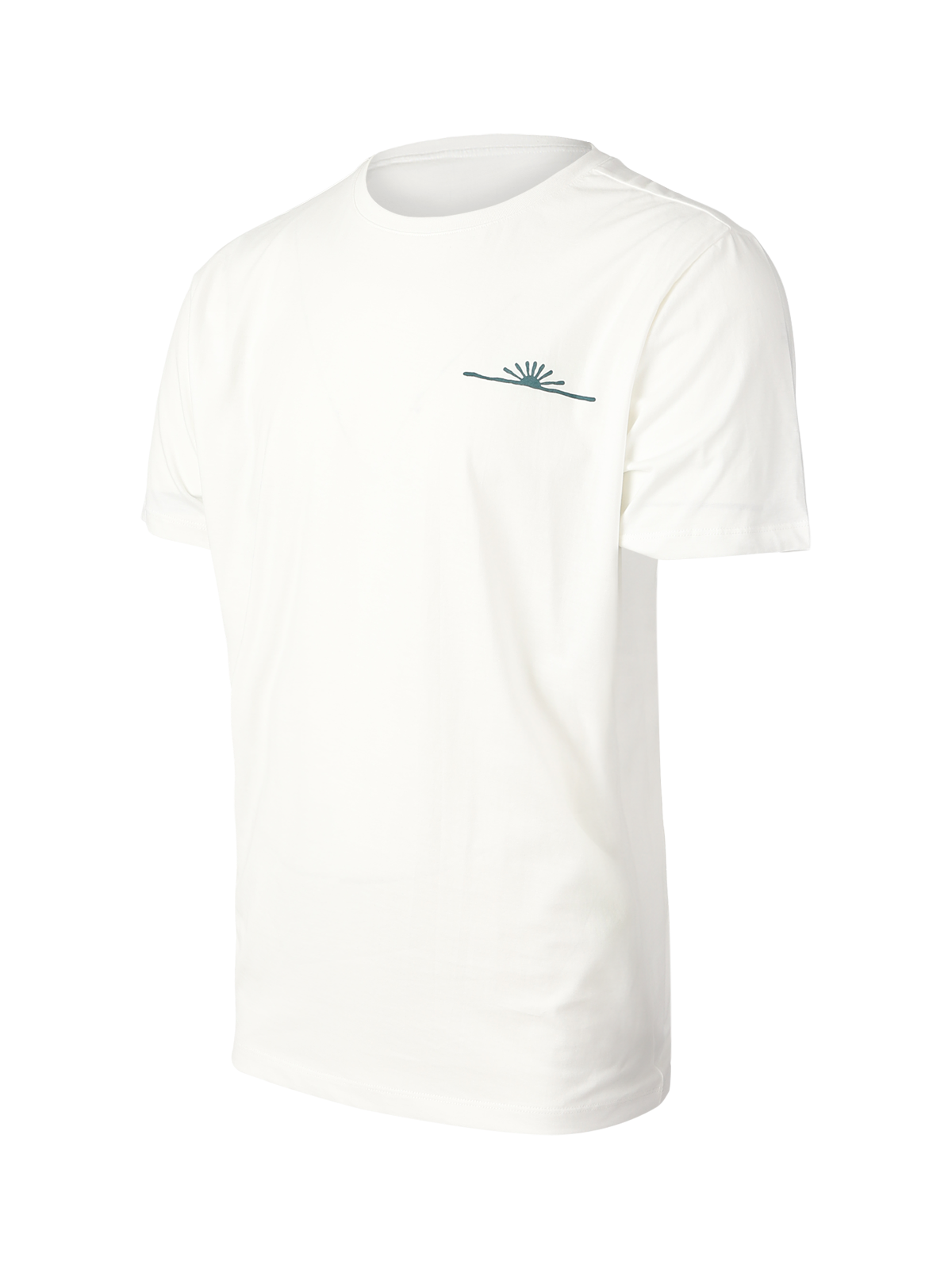 Sun-Logo Heren T-shirt | Off-White