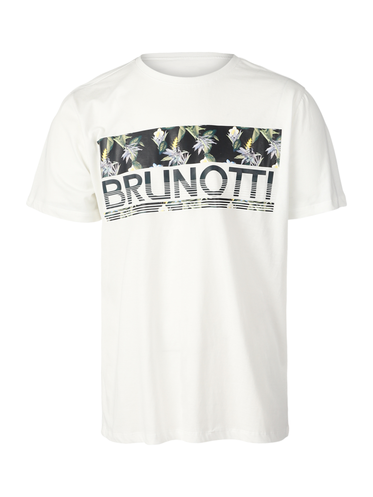 Nature-Block Herren T-shirt | Off-White