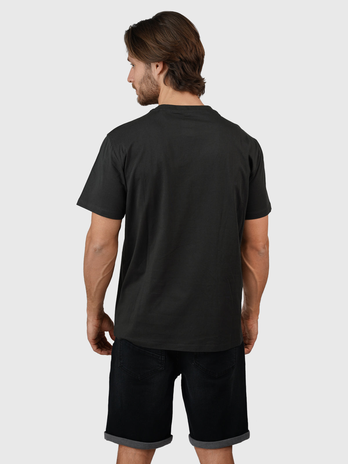 Palm-Sunset Men T-shirt | Black