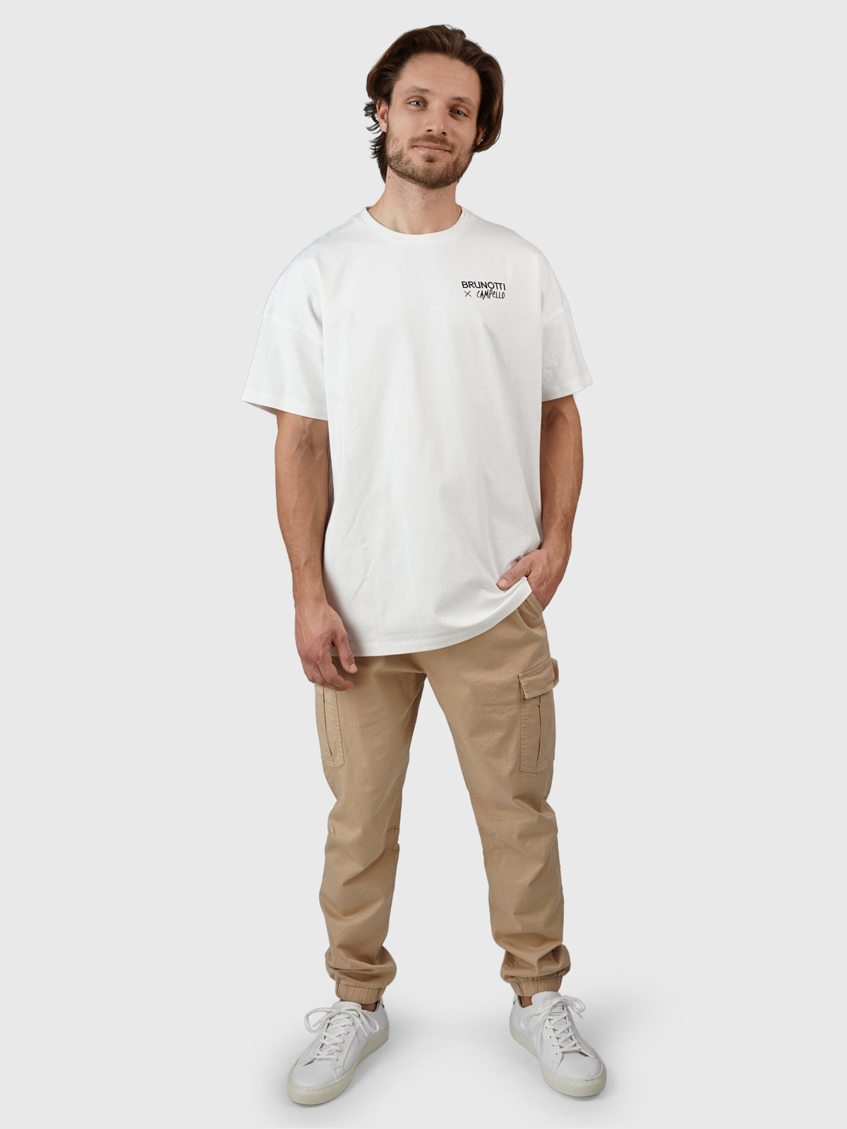 Campello-Palm Men Oversized T-shirt | Off-White
