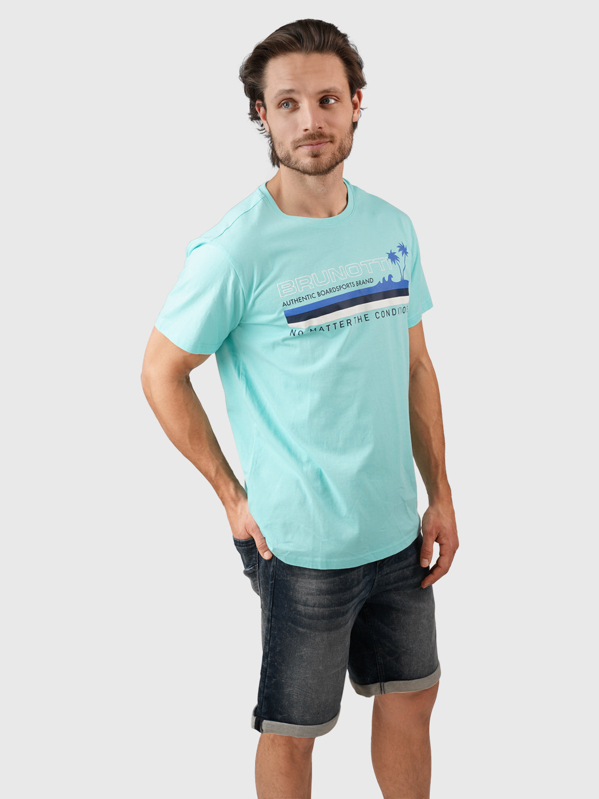 Leeway Herren T-shirt | Blau