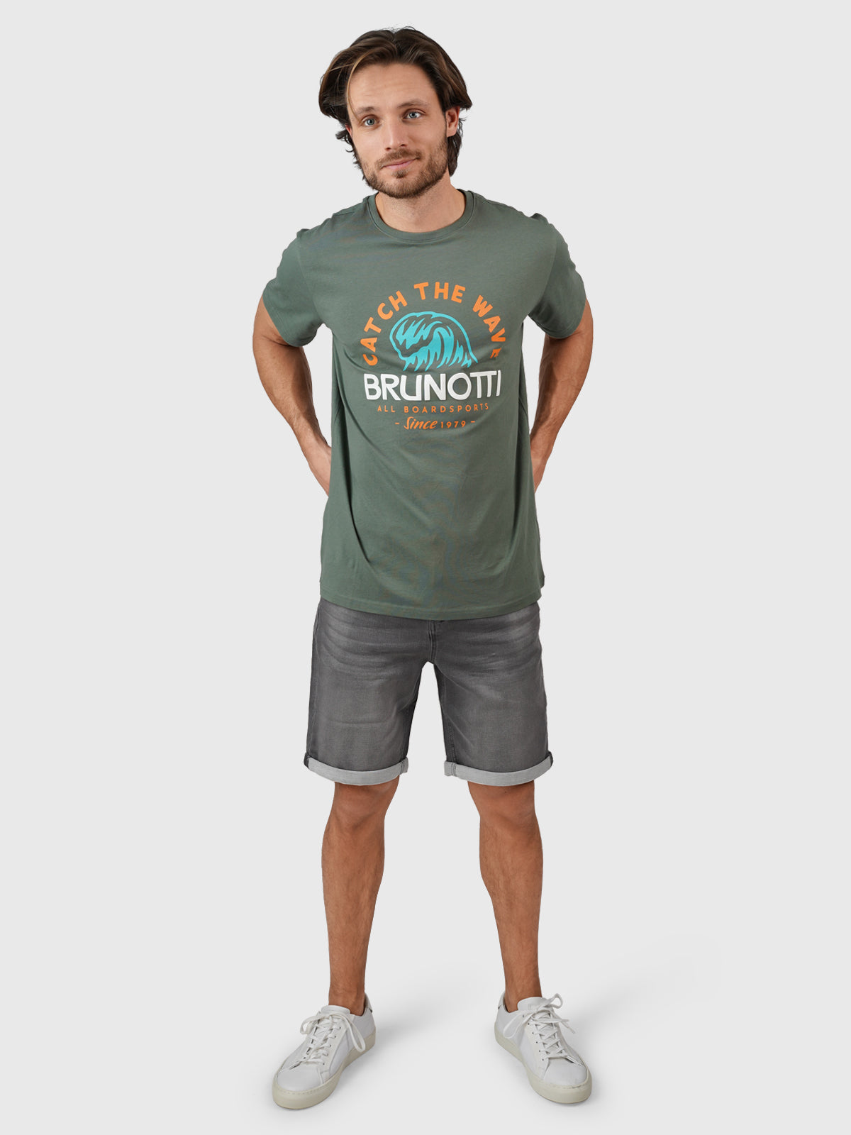 Leeway Heren T-shirt | Groen