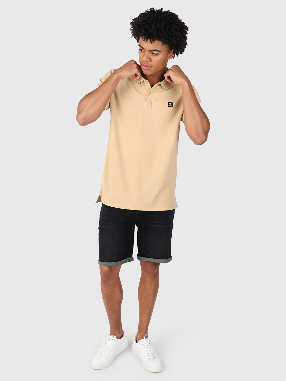 TavECO 男士 Polo 衫 | 米色