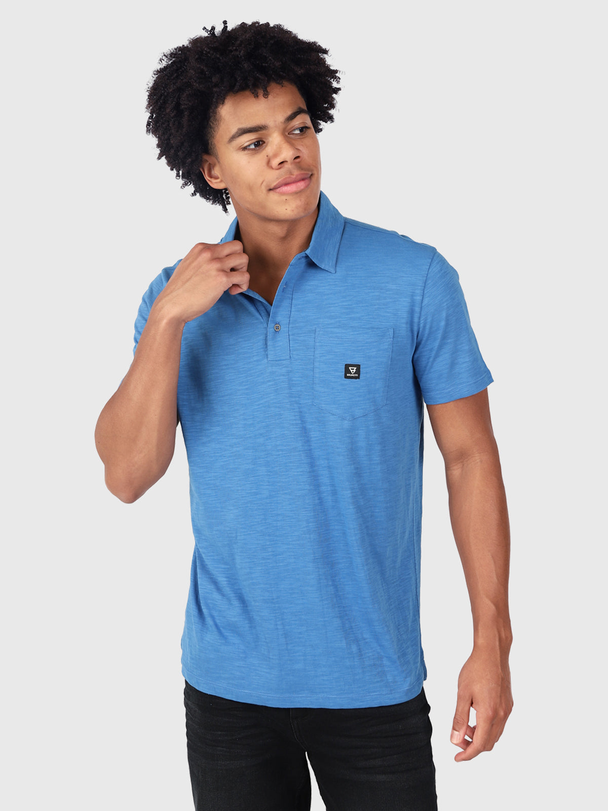 Palotje Heren Polo Shortsleeve | Licht Blauw