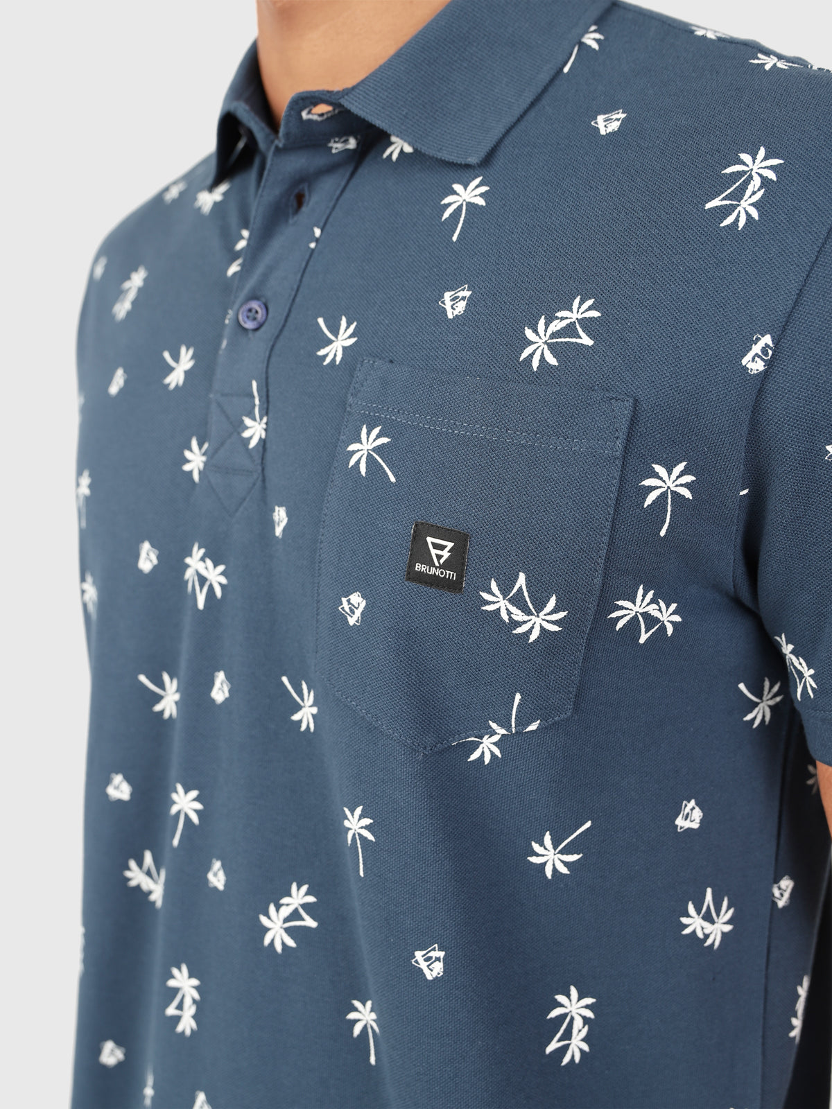 Addax-AO Men Polo Shortsleeve | Blue