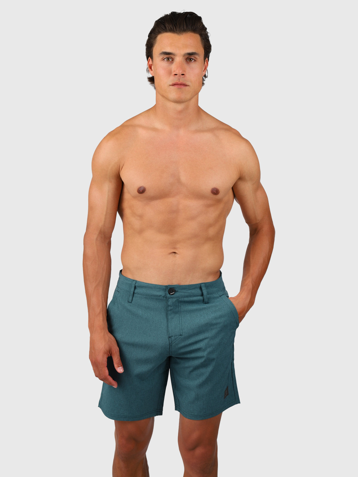 Harret Heren Hybrid Short | Groen