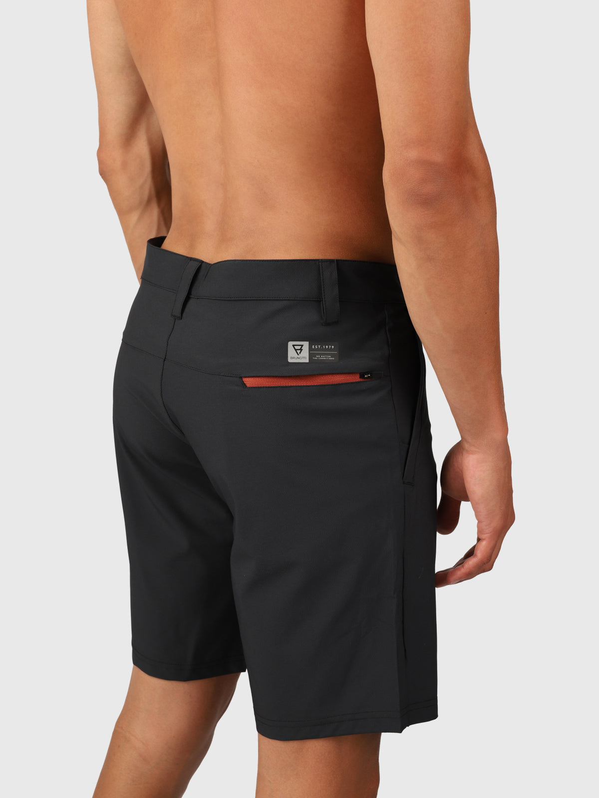 Marret Heren Hybrid Shorts | Licht Zwart