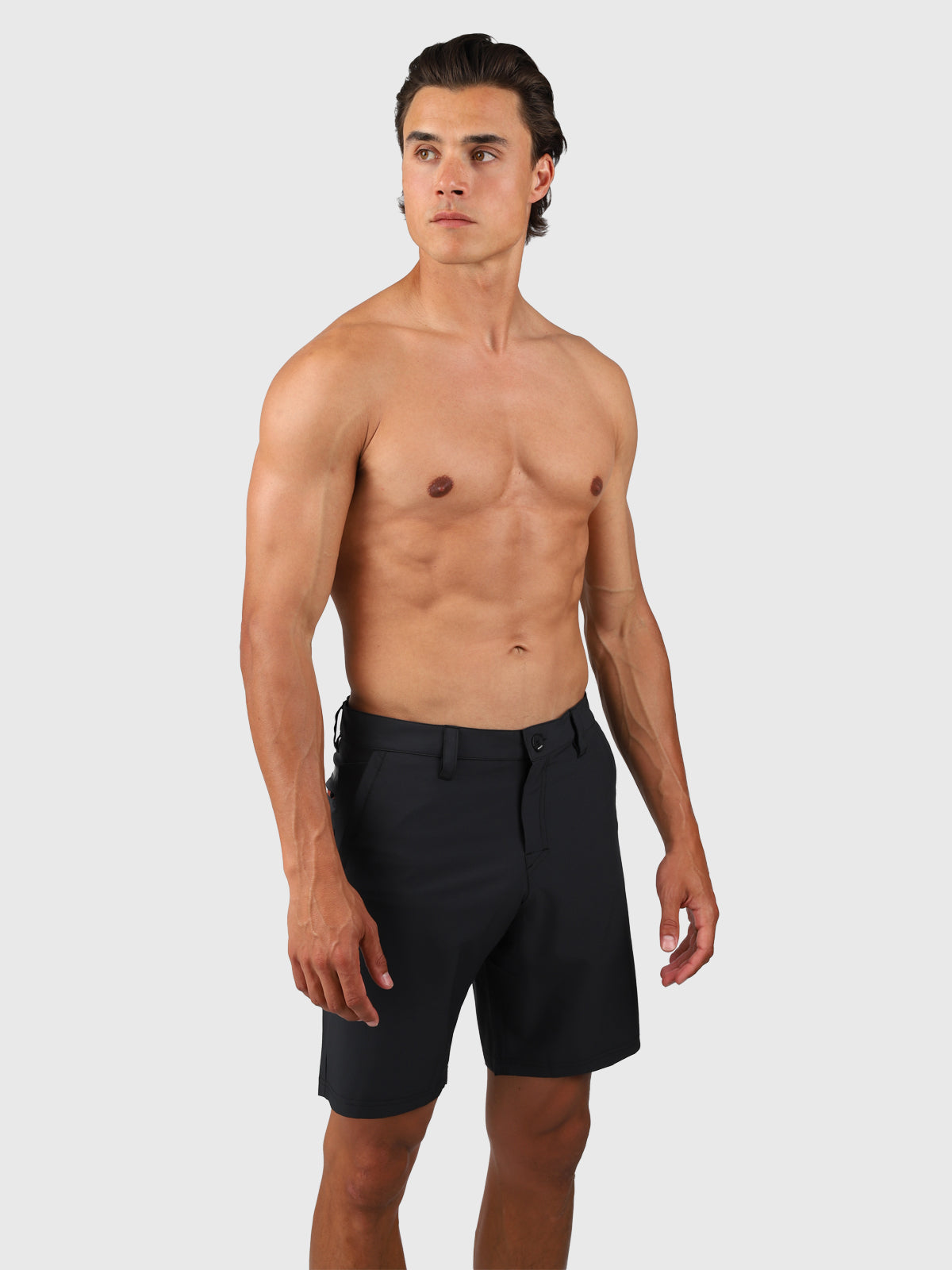 Marret Heren Hybrid Shorts | Licht Zwart