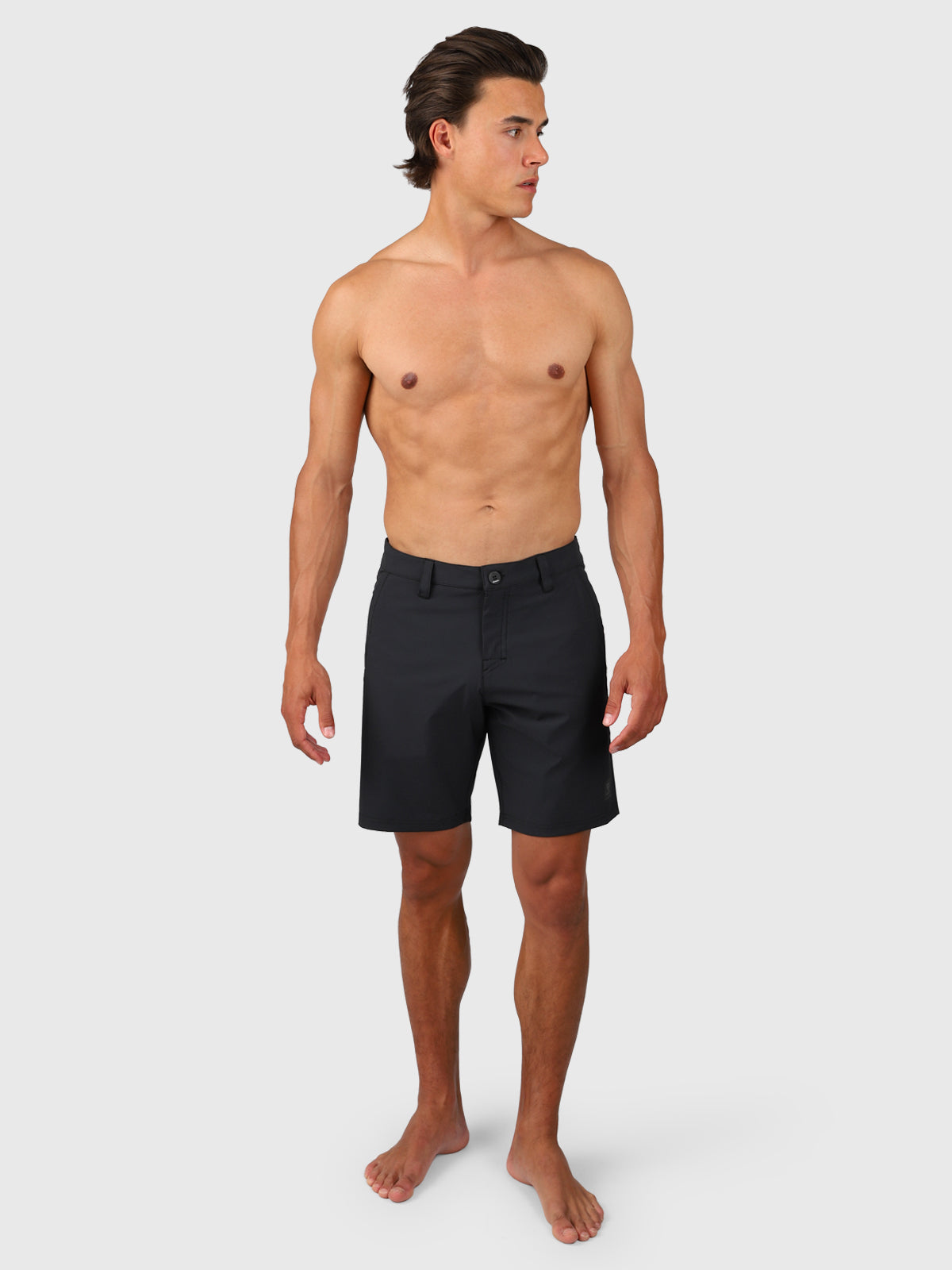 Marret Heren Hybrid Shorts | Licht Zwart