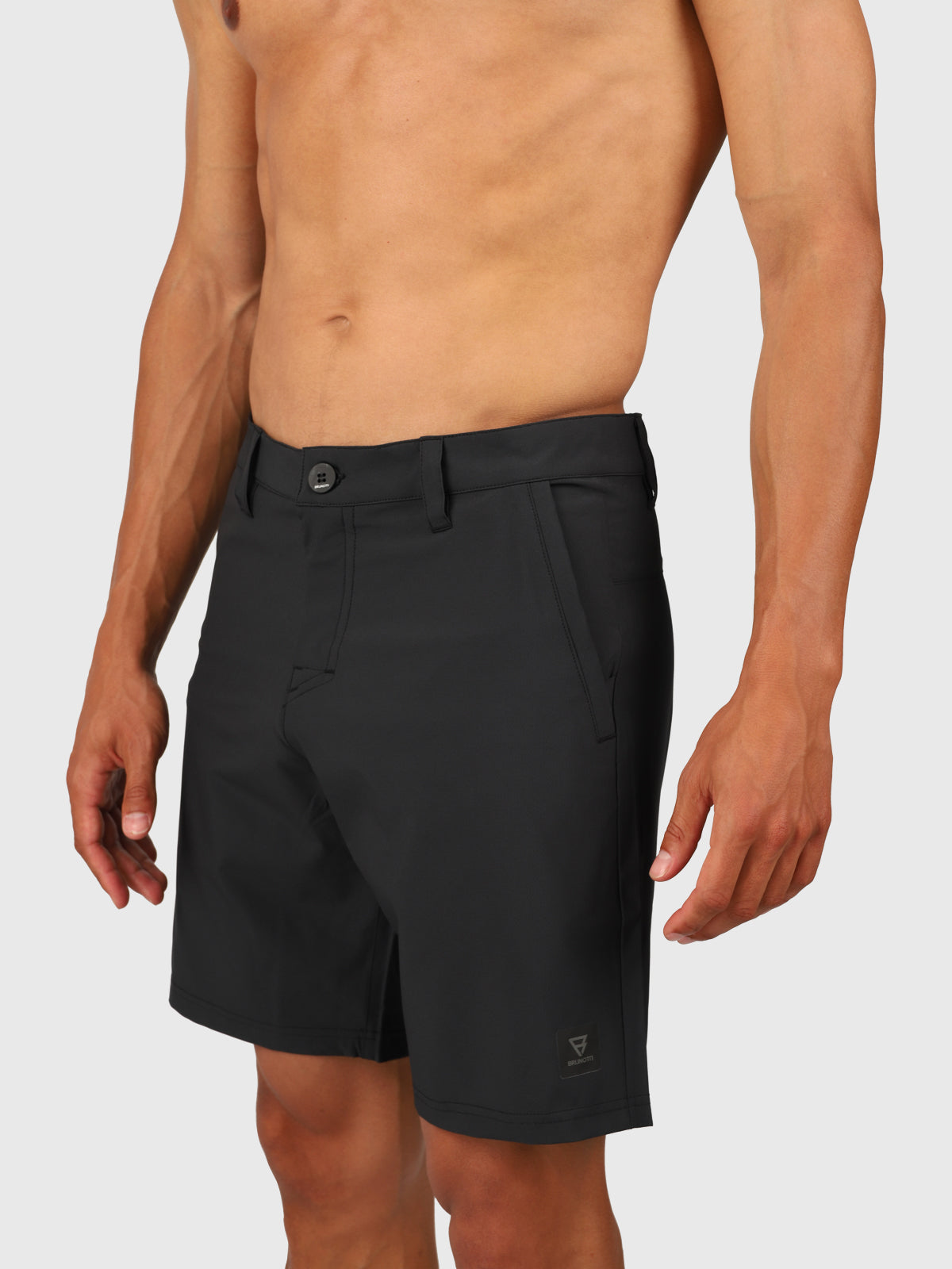 Marret Heren Hybrid Shorts | Licht Zwart