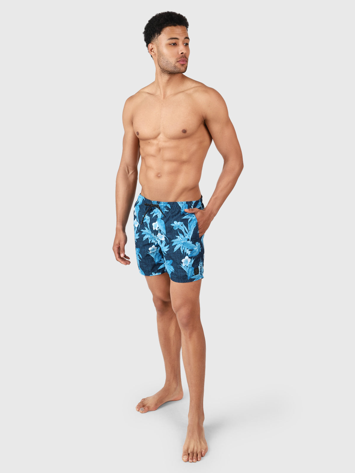 Cruneco-AO Herren Badeshorts | Blau