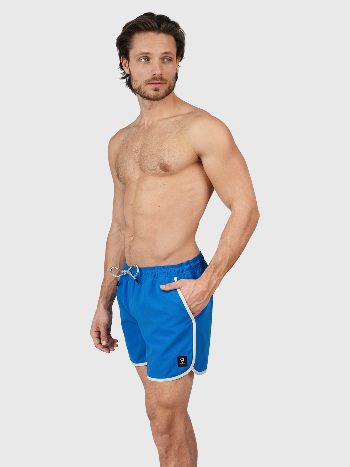 Lazon Men Short Swim Shorts | Blue