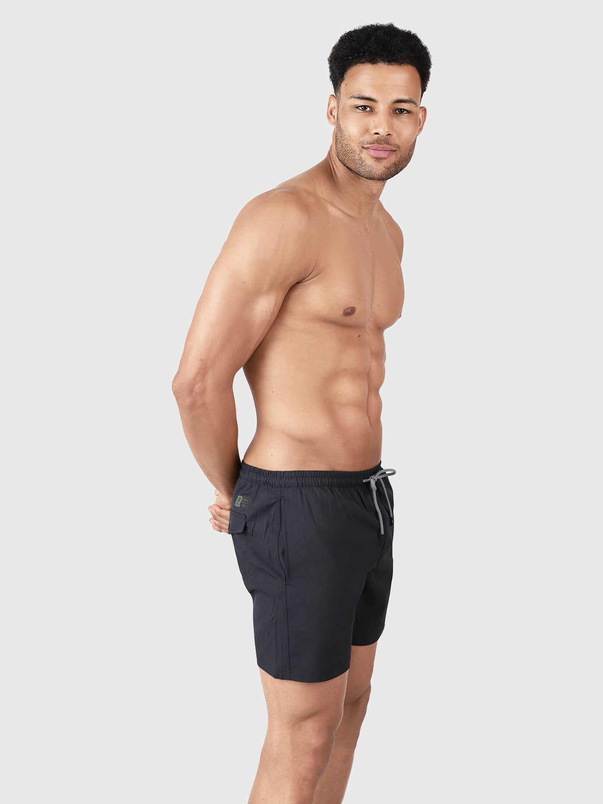 Volleyer Herren Badehose | Schwarz