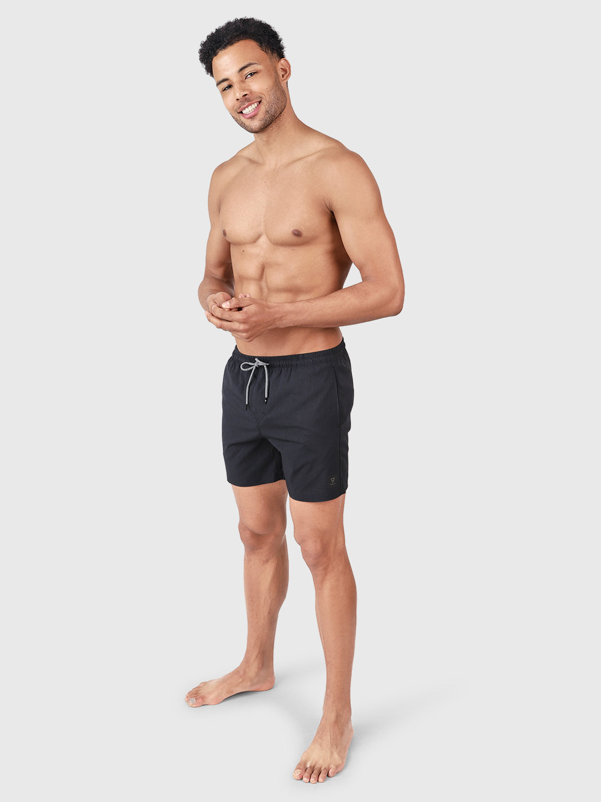 Volleyer Men Swim Shorts | Black