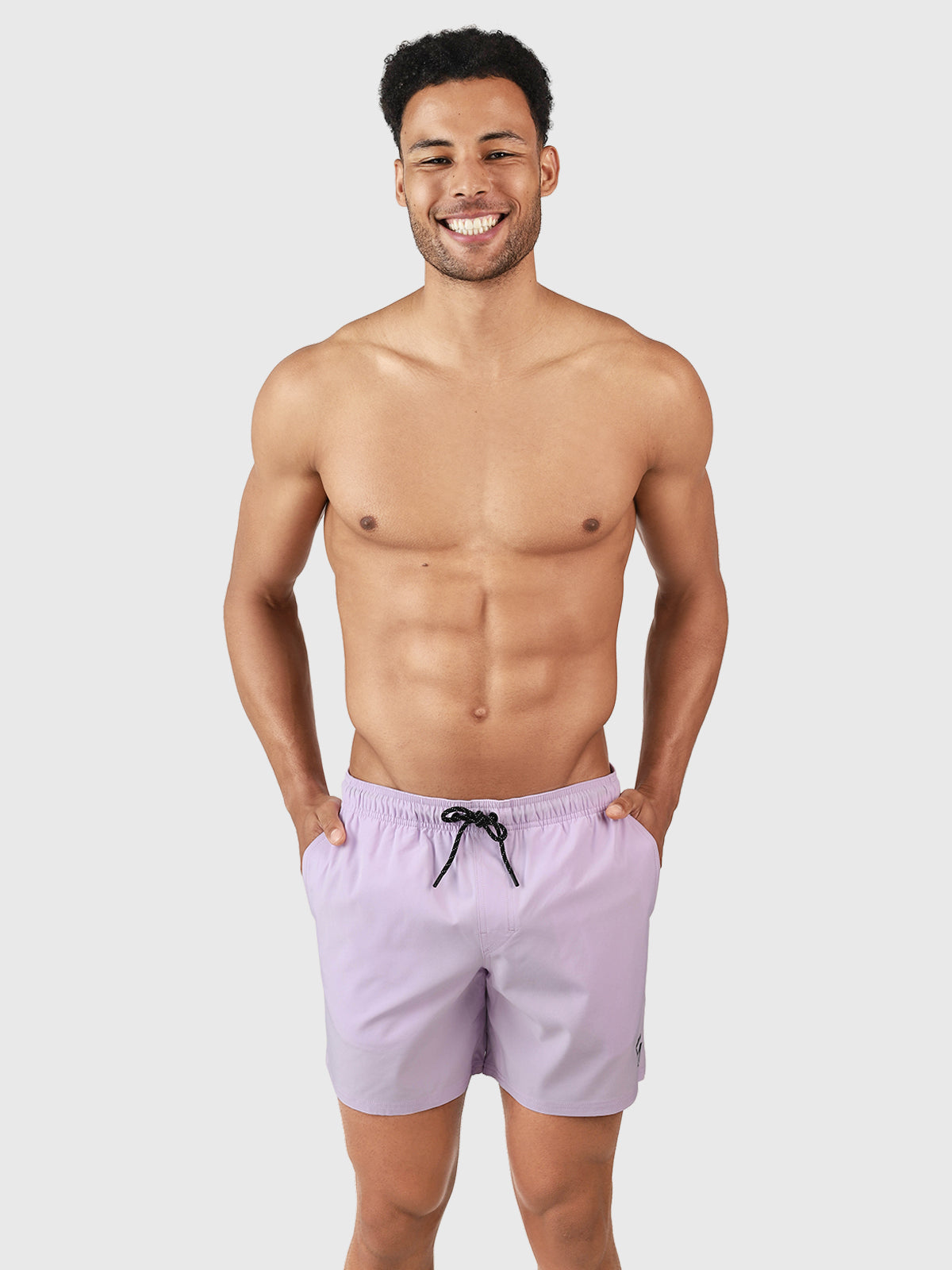 Bru-conic Men Swim Shorts | Lilac