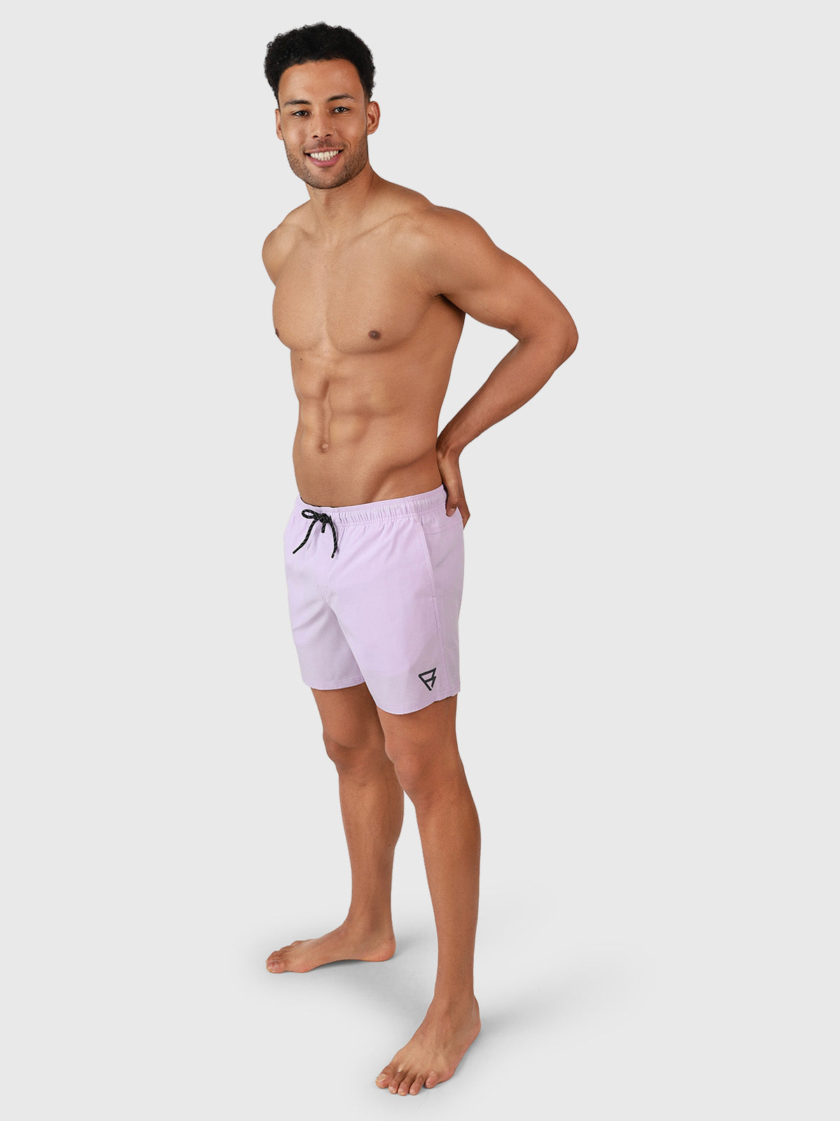 Bru-conic Men Swim Shorts | Lilac