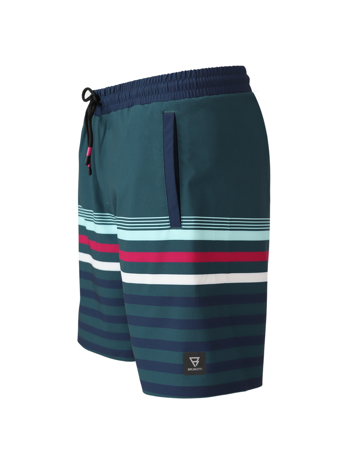 Perths Men Long Swim Shorts | Green