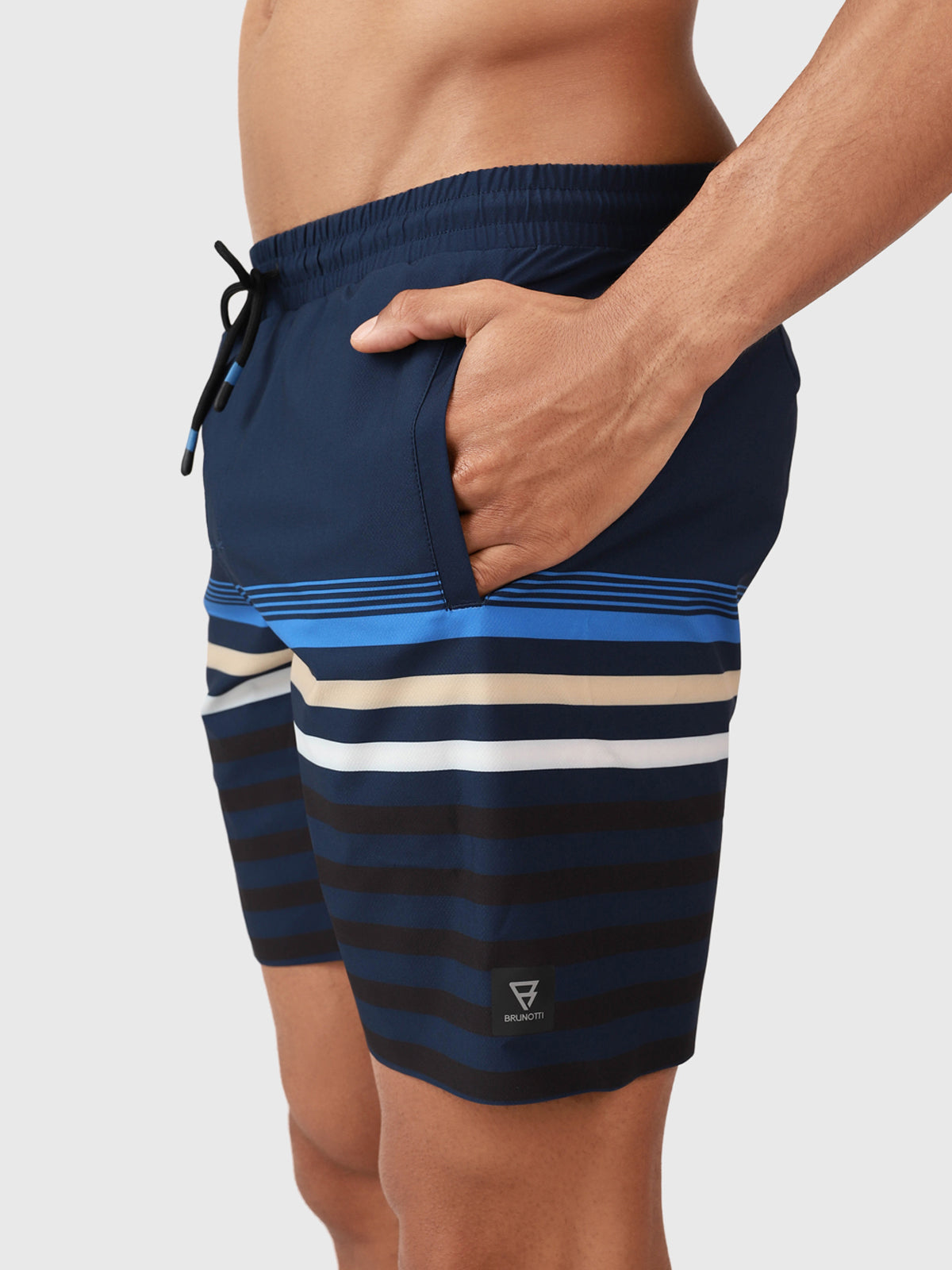 Perths Men Long Swim Shorts | Blue
