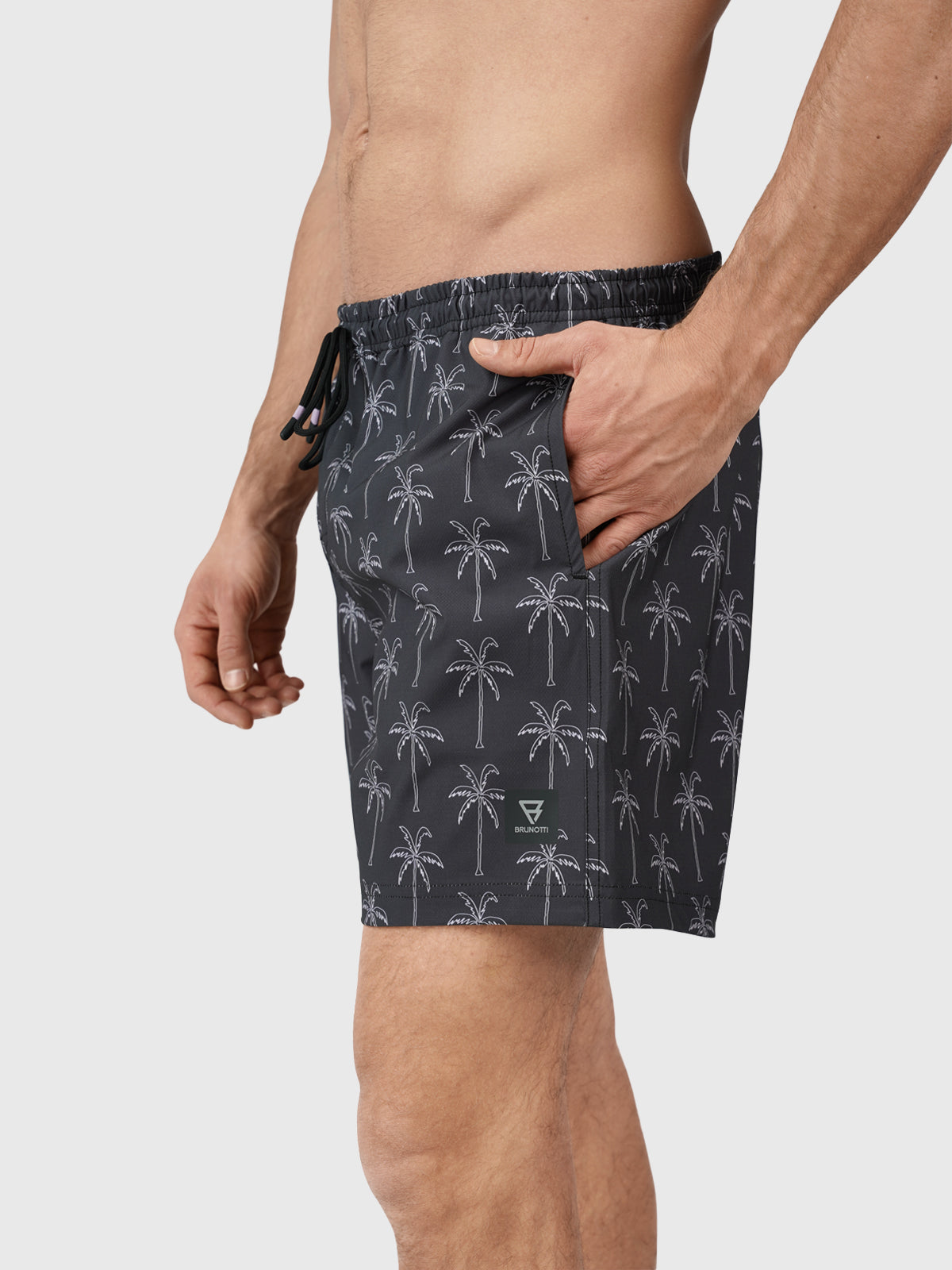 Darmin Herren Badeshorts | Schwarz