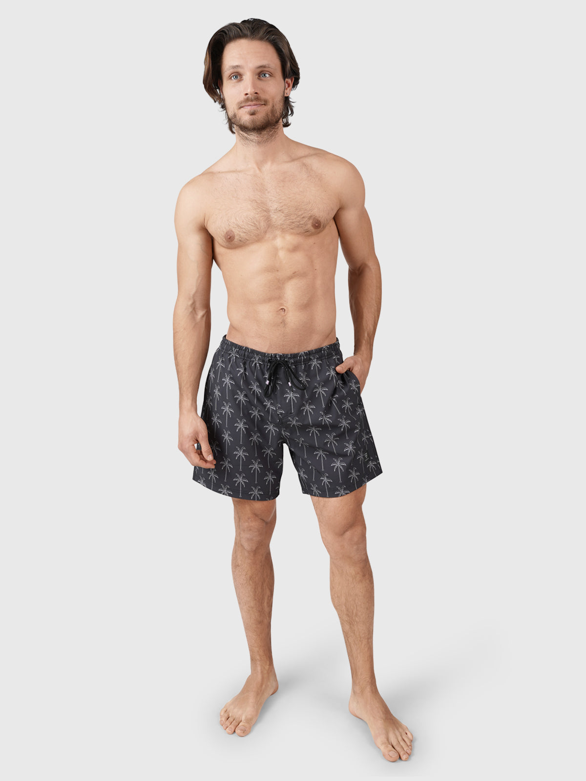 Darmin Herren Badeshorts | Schwarz