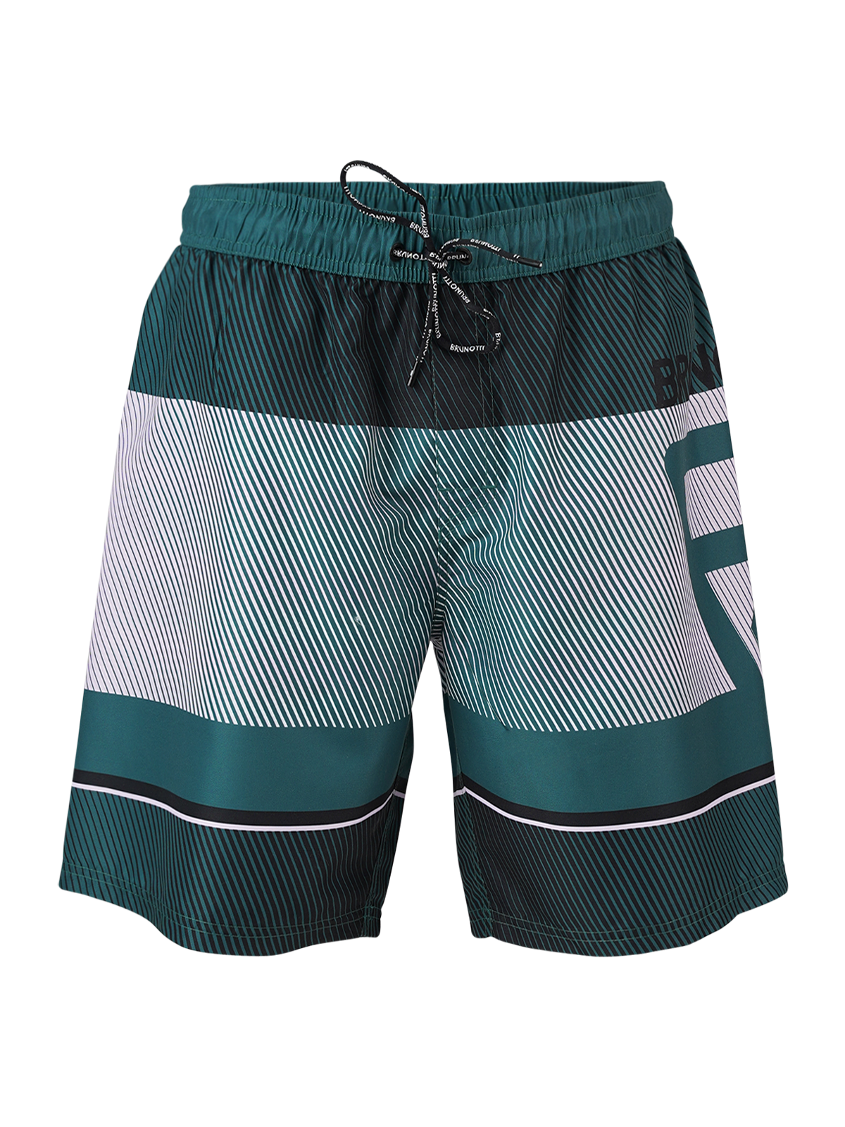 Maron Men Long Swim Shorts | Green