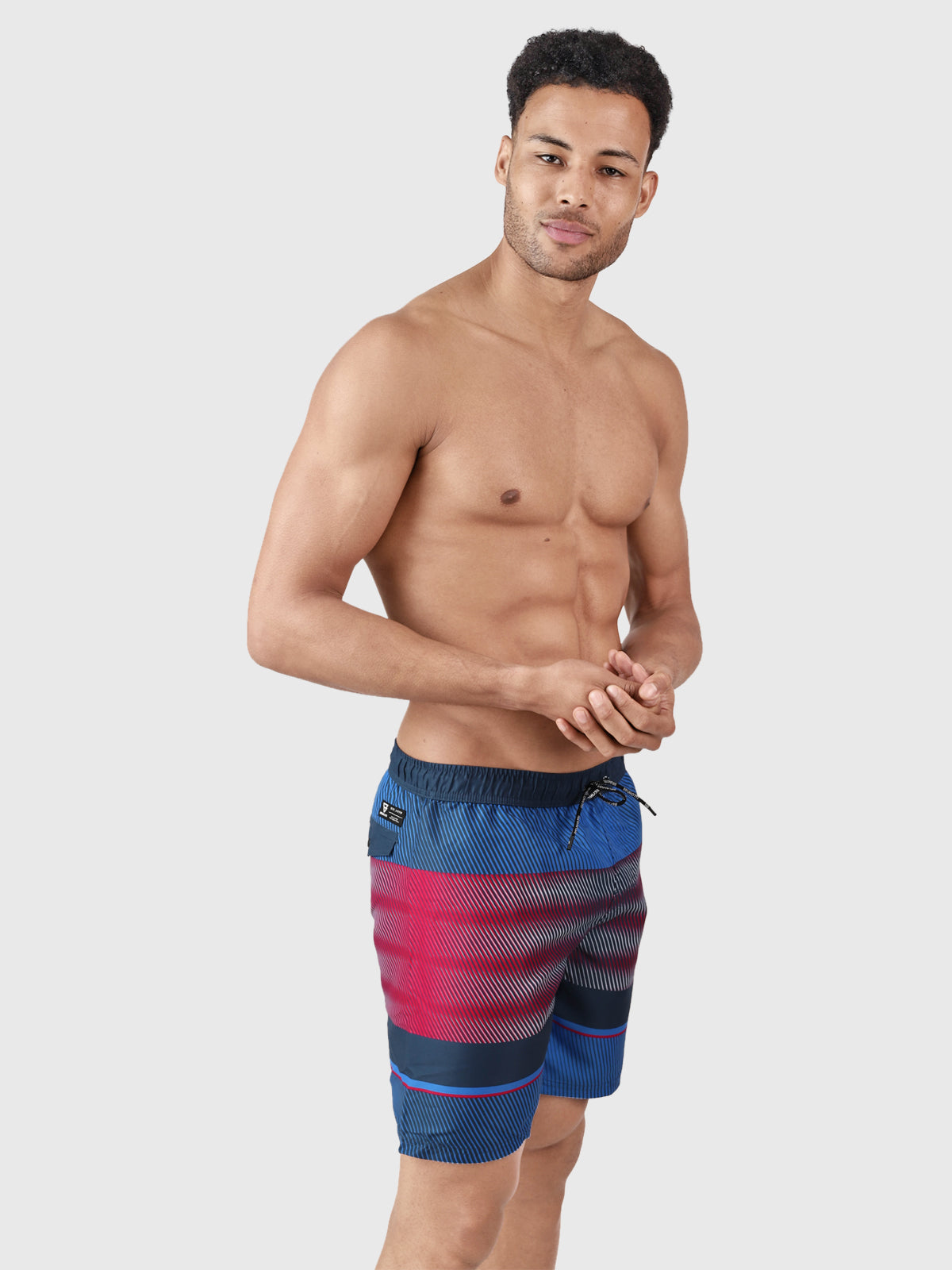 Maron Herren Badeshorts Lang | Blau