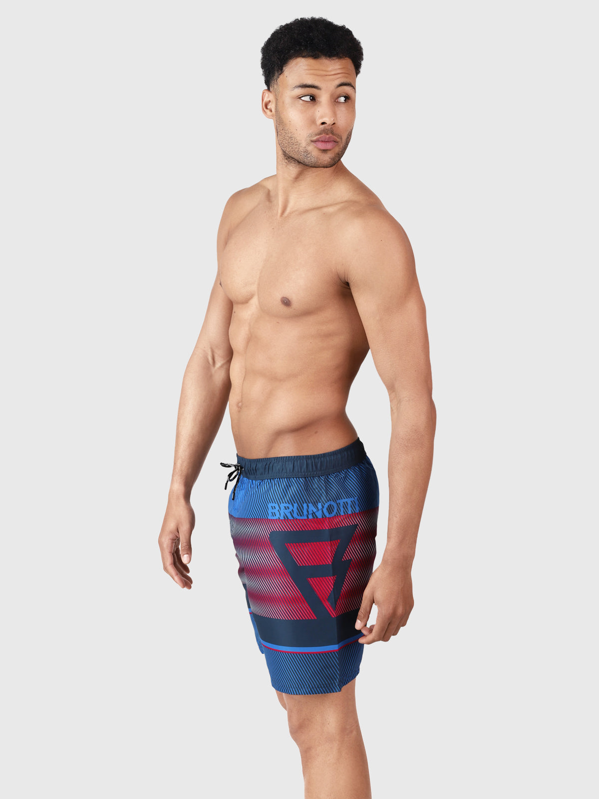 Maron Herren Badeshorts Lang | Blau