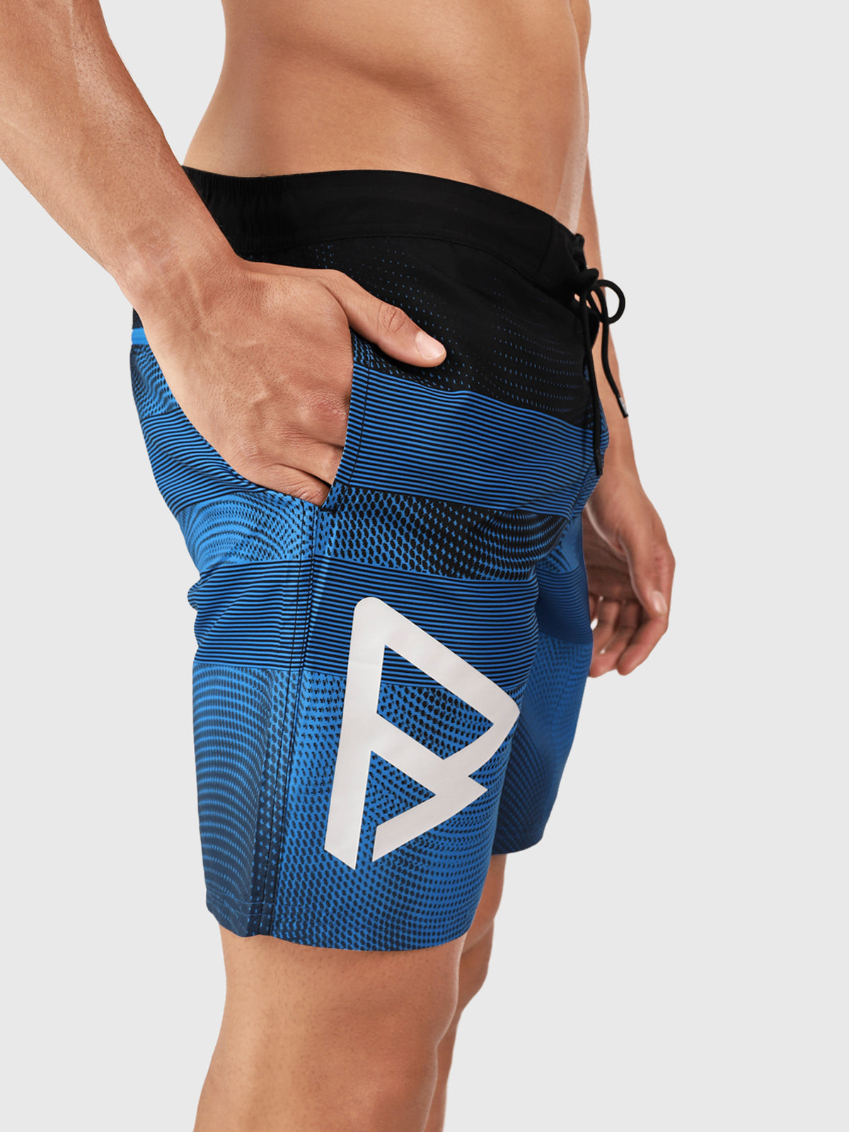 Archal Herren Badeshorts Lang | Blau