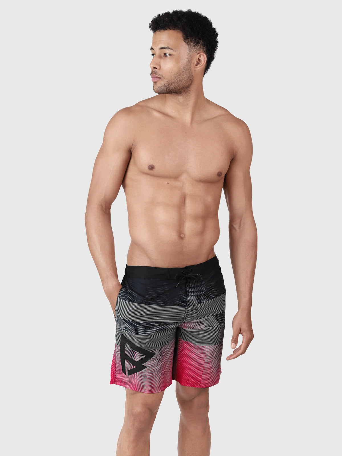 Archal Herren Badeshorts Lang | Rot