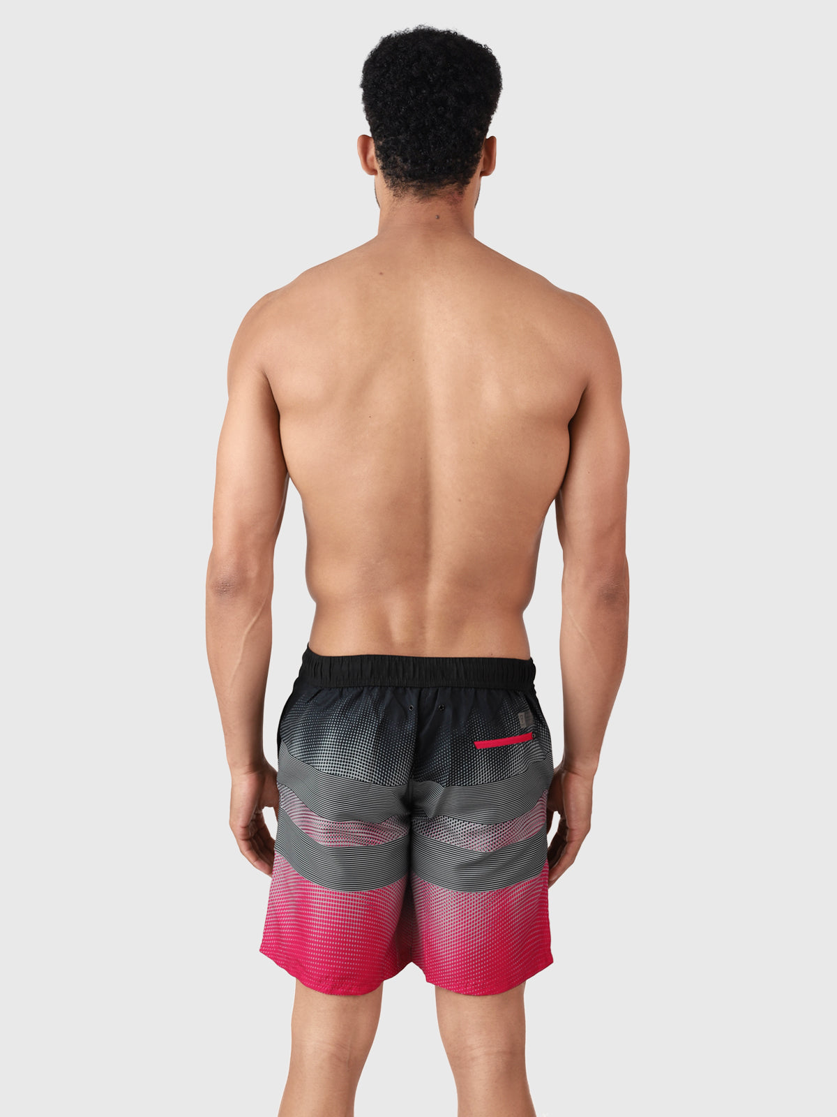 Archal Herren Badeshorts Lang | Rot