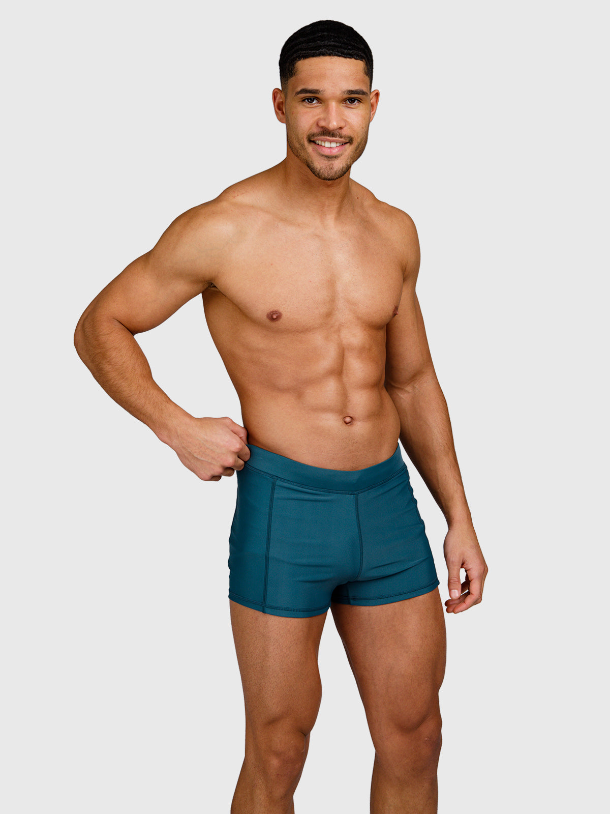 Samier-Logo Men Swim Trunks | Mediterranea