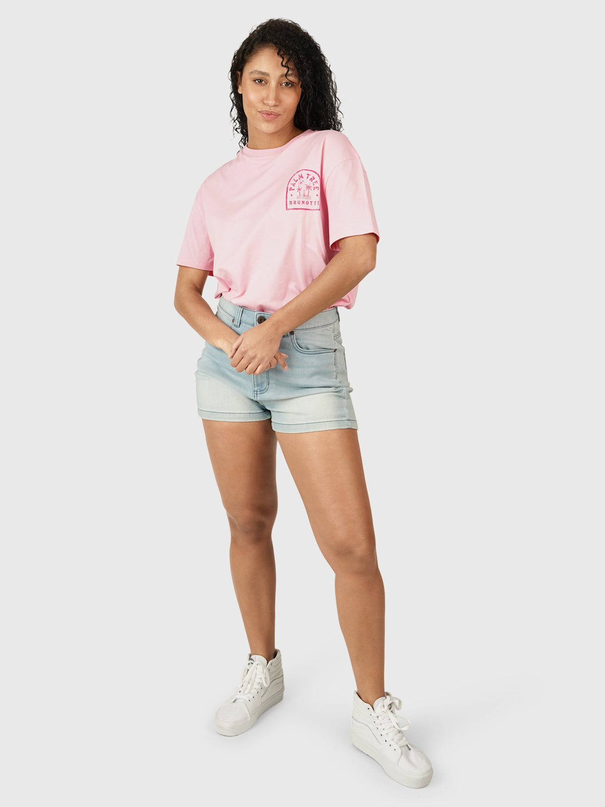 Vieve Damen Oversized T-Shirt | Pink