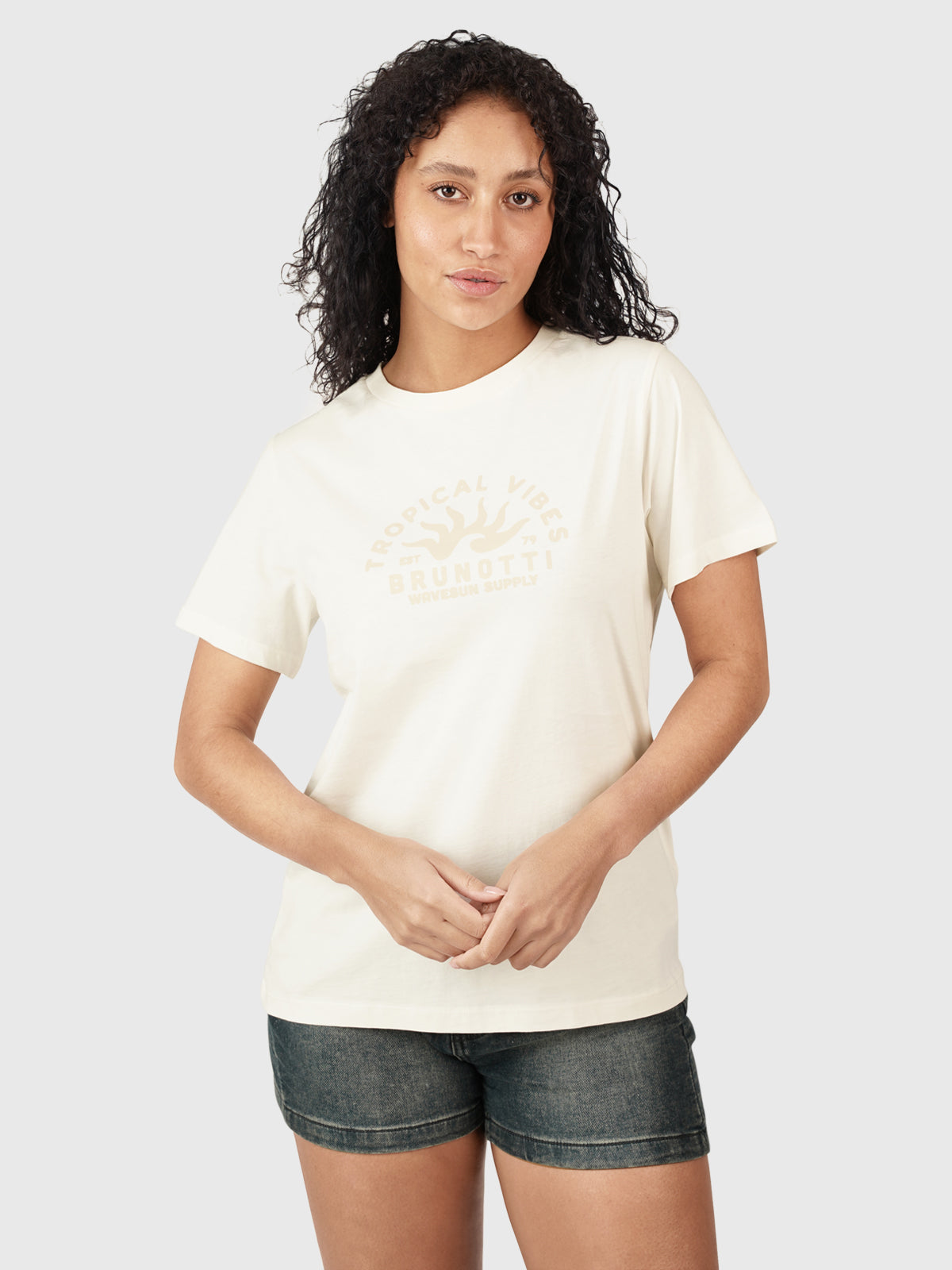 Mathilde Damen T-Shirt | Off-White