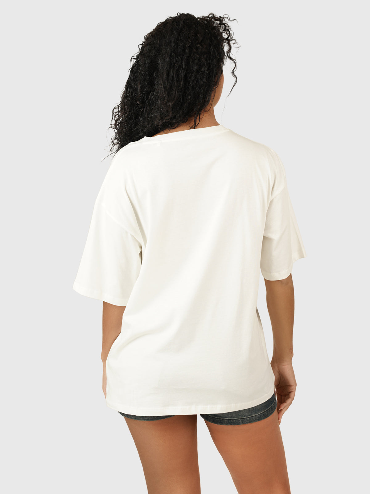 Aerial Damen Oversized T-shirt | Off-White
