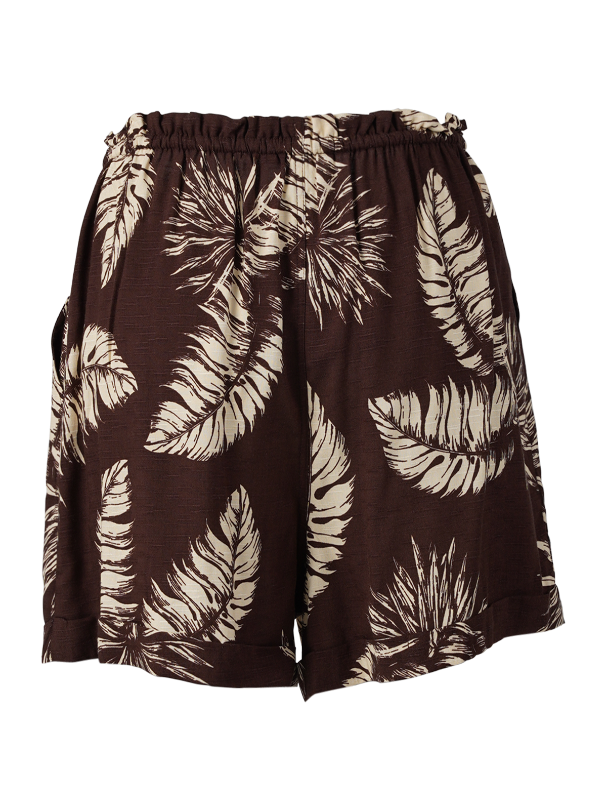 Essie-Palm Women Shorts | Brown