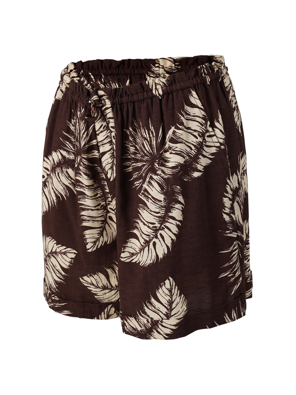 Essie-Palm Damen Shorts | Braun
