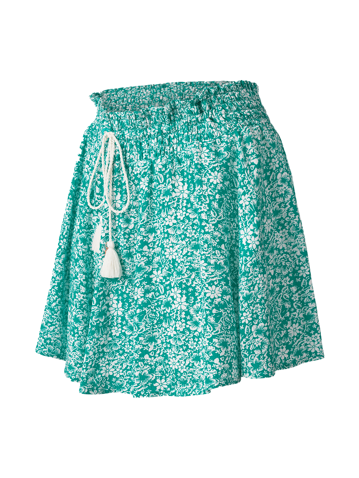 Raine-Ditsy Women Shorts | Green