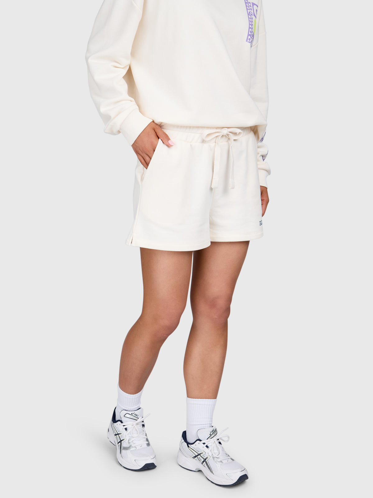 Milly Women Sweat Short | Cream