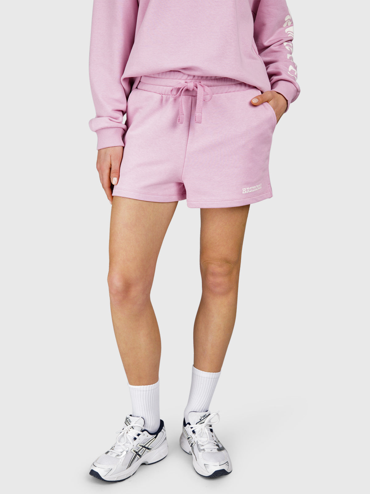 Milly Women Sweat Short | Mauve Mist