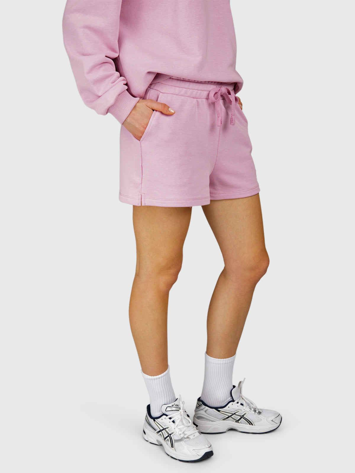 Milly Women Sweat Short | Mauve Mist