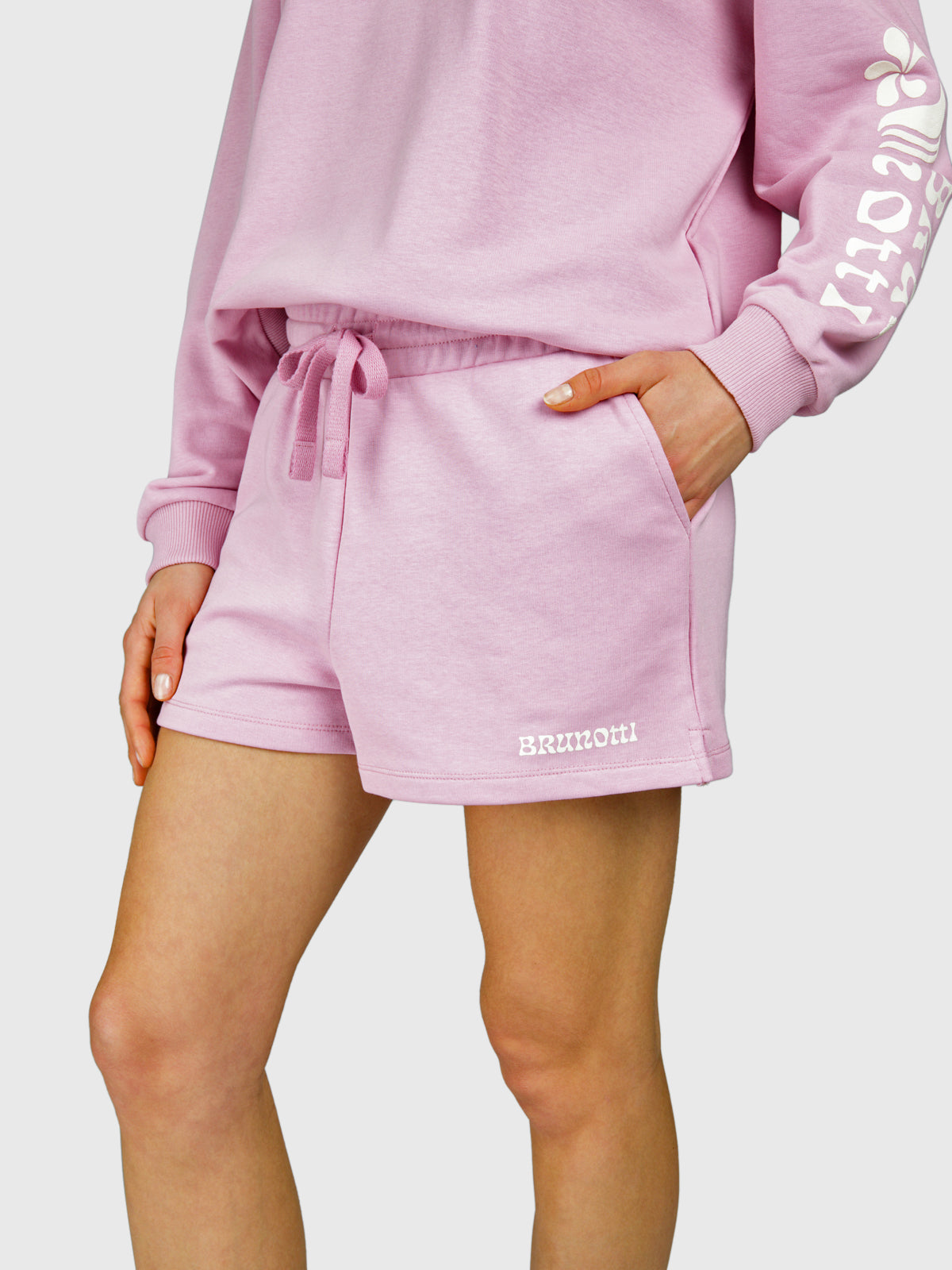 Milly Women Sweat Short | Mauve Mist