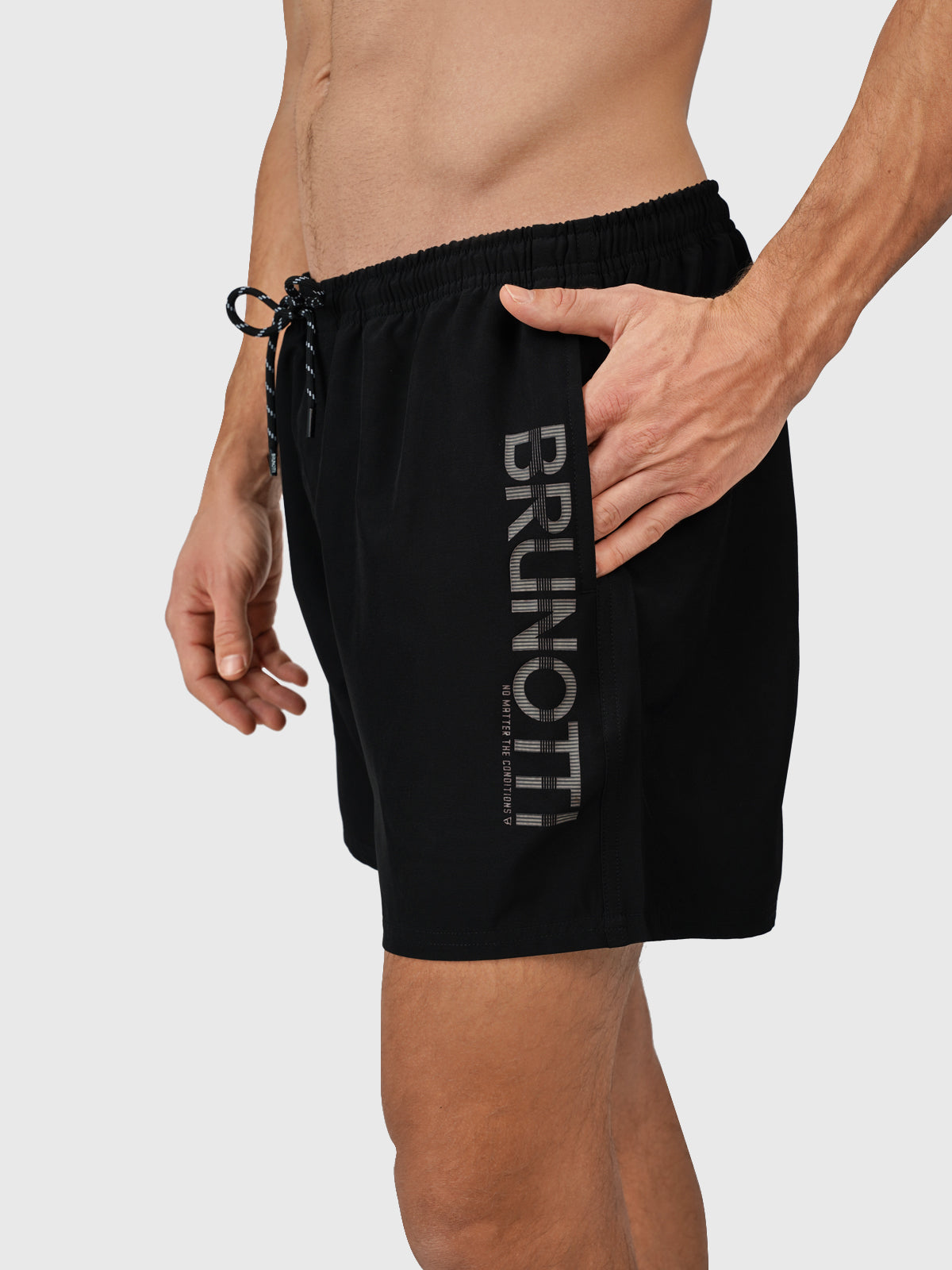 Lestero Men Swim Shorts | Black