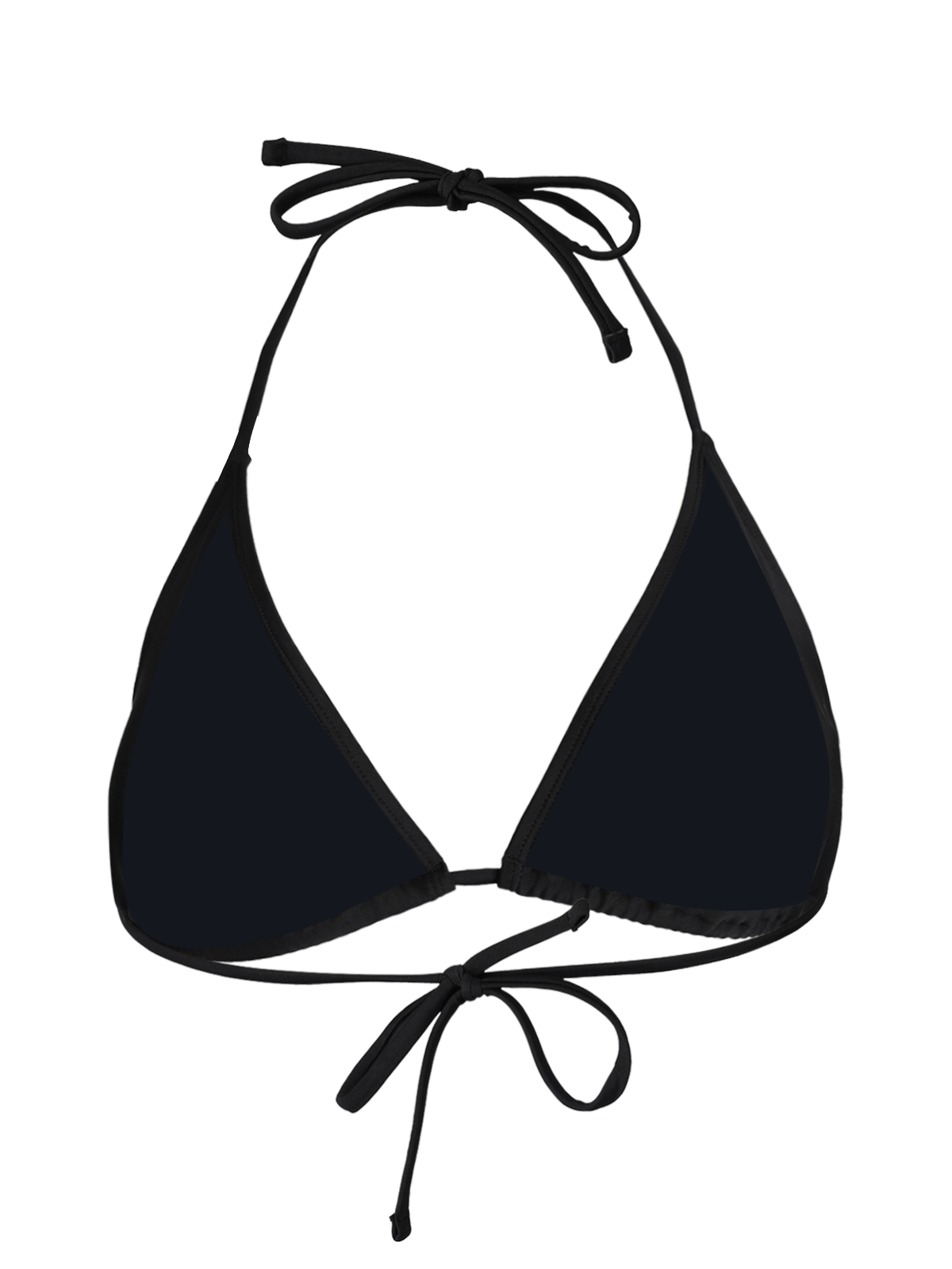 Novalee Women Slider Triangle Bikini Top | Black