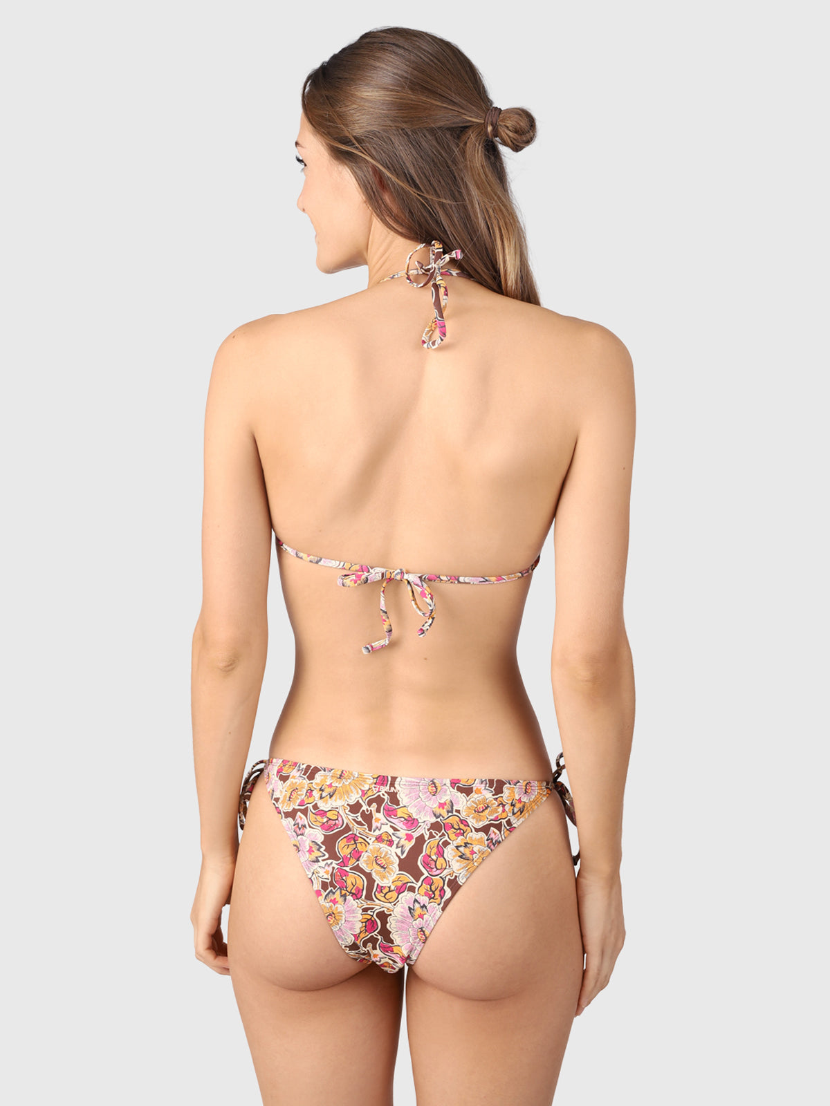Novalee-Sakai Dames Slider Triangel Bikini Top | Multi Color